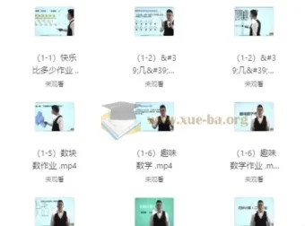 艾麦思网校小学1-6年级数学思维视频课（全套300讲）