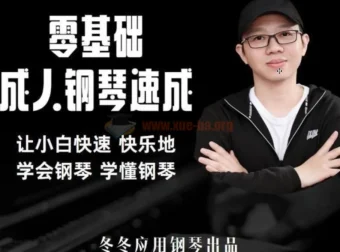 冬冬应用钢琴：零基础成人钢琴速成课程