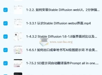 人工智能SD电商图实战：AI绘图从0基础到精通（41节视频课）