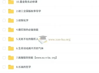 陈潭飞初中化学中考科学思维培训班（2026初三秋上·全国版·S）更新中