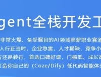 AI Agent全栈开发工程师课程