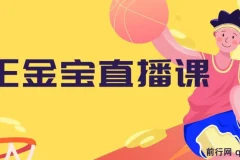 王金宝直播课：全方位揭秘直播运营与主播培训