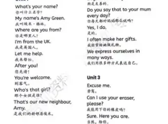 人教版PEP英语1 – 6年级课本及配套听力音频资料