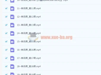 大雁专升本英语单词课