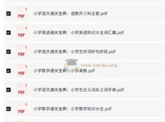 《小学通关宝典》语数外三科全套电子版