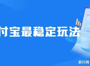 2024下半年支付宝稳定玩法：0成本易上手风口项目