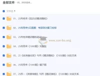 2025肖秀荣考研政治系列资料合集