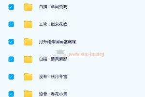 11套月升绘馆绘画课程合集