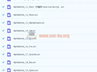BBC自然拼读动画片《Alphablocks》四季全