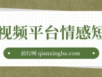 短视频平台情感短信冷门暴利项目：助小白月入万元