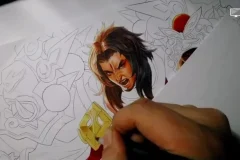 马克笔动漫绘画全技法：42集教程从入门到高能厚涂