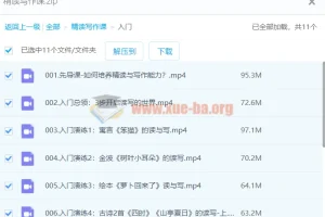 北大花花精读写作课