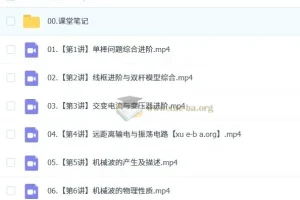 2024 – 2025高二物理袁帅S班：秋季、寒假、春季课程