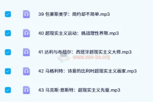 蒋勋：西方美术史（52集全）