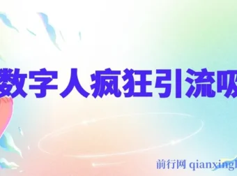 AI数字人引流创业粉课程，简单高效日引300+