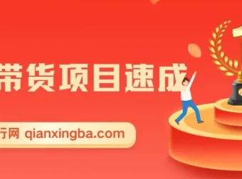 图文带货项目速成课程：无需真人出镜、发货与开播，轻松开启赚钱之路