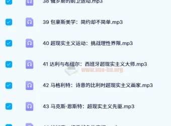 蒋勋：西方美术史（52集全）