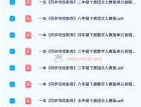 一本小学同步培优新卷（人教版下册）