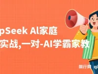 DeepSeek AI家庭教育实战：3天成AI家教达人，带娃创收两不误