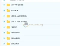 小学英语思维导图速记新概念中阶L1 – 4阶课程