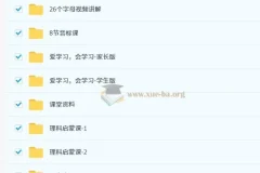 小学英语思维导图速记新概念中阶L1 – 4阶课程