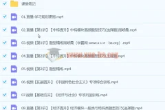 周峤矞高一政治寒假班课程