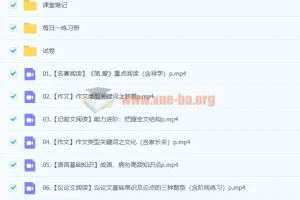 初三中考语文暑假冲顶班（柳宁）