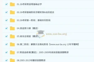 颉斌斌考研英语全程班