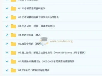 颉斌斌考研英语全程班