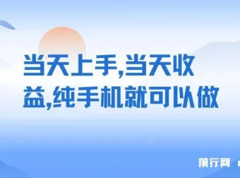 当天上手当天收益，纯手机可做的快手打金与网盘会员变现项目