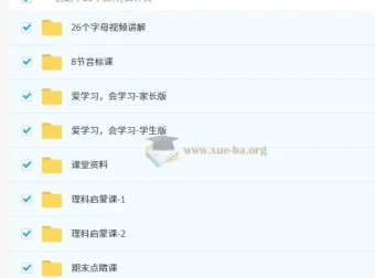 小学英语思维导图速记新概念中阶L1 – 4阶课程