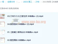 2023高考物理林婉晴A+全年班一轮复习课程