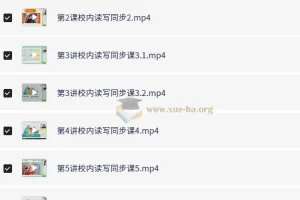 小学语文六年级校内读写同步课程（白旭 刘婷）