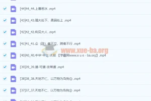 康华兰《国学应用》46节课程