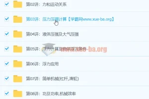 初中物理中考一、二轮复习联报班（满分班）【28讲 杜春雨】