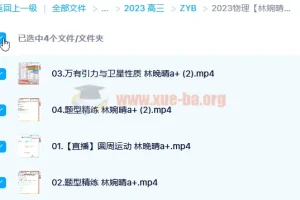 2023高考物理林婉晴A+全年班一轮复习课程