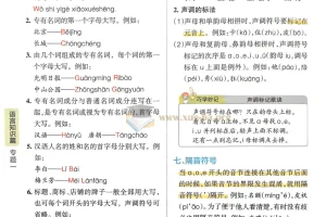 2026版小学语文数学英语学霸笔记