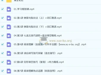 袁慧高二英语一轮尖端暑假班课程