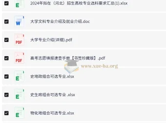 选科报志愿核心资源合集：报志愿不求人