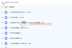 王玉峰初三物理尖端班课程（含2020暑7讲及笔记）