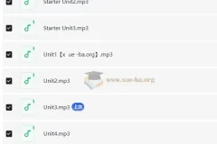 新人教版七年级上册小学词汇单词音频
