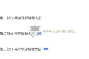 中考英语解题实用课程