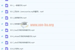 零基础英语语法48课视频讲解