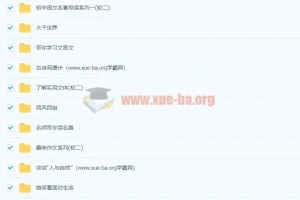 北京四中初二语文全套课程