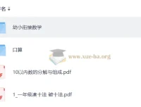 【幼小衔接】数学启蒙课程