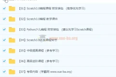 少儿Scratch编程入门与Python趣味教程课程