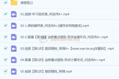 何连伟2024高三高考物理二轮精讲A+春季班课程