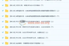 20课时学完高一语文上学期必考知识点