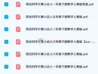 【2024春】阳光同学计算小达人小学数学资料