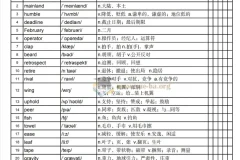 颉斌斌28天考研大纲单词乱序背诵版（适用于2027考研英语）